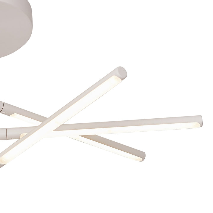 Mantra M6827 Torch Semi Flush 36W LED Sand White