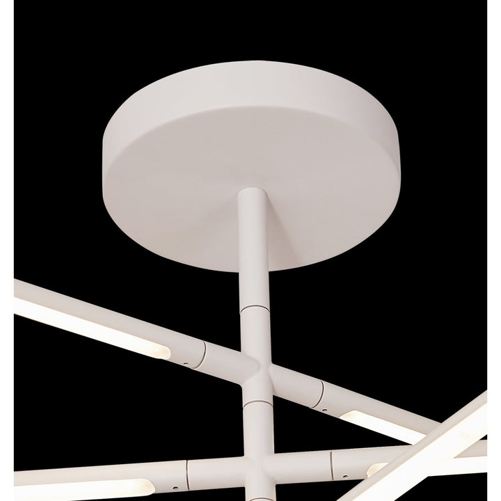 Mantra M6827 Torch Semi Flush 36W LED Sand White