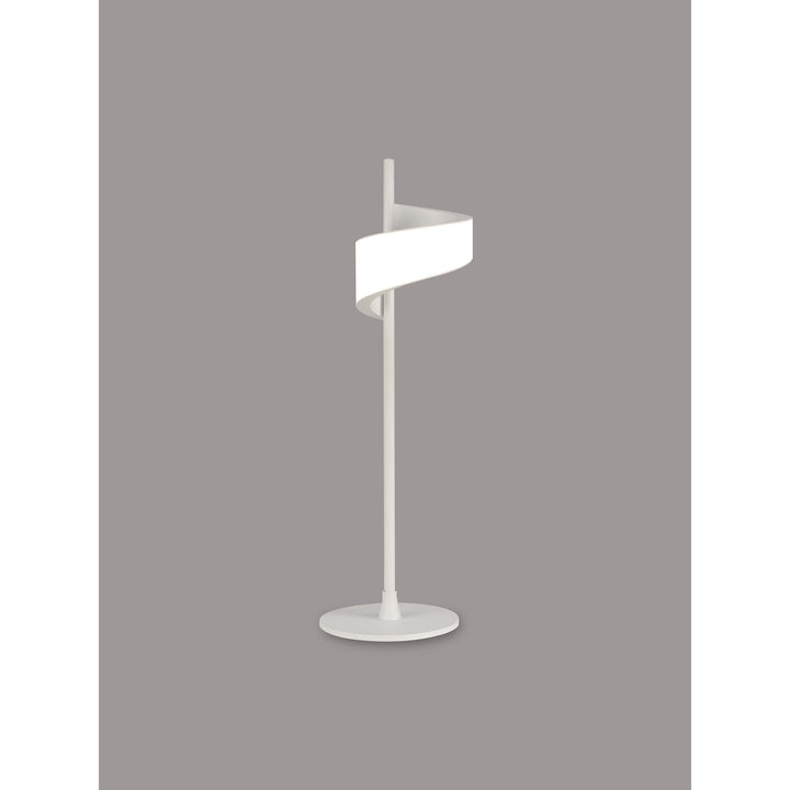 Mantra M6655 Tsunami 1 Light Table Lamp 6W LED Sand White