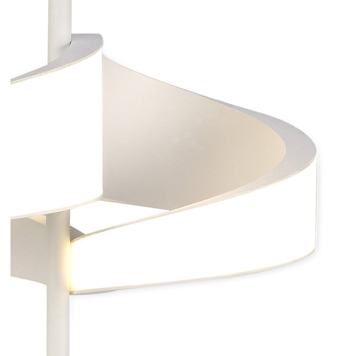 Mantra M6656 Tsunami 2 Light Table Lamp 12W LED Sand White