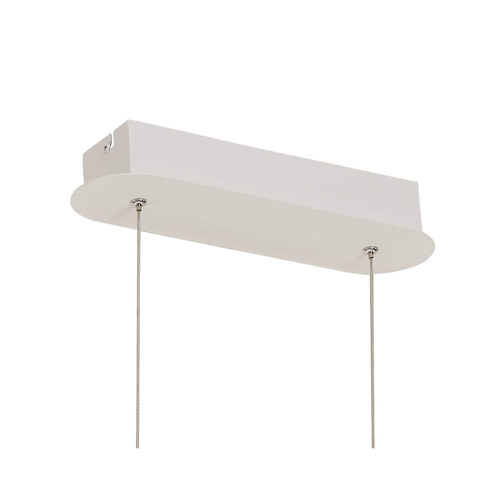 Mantra M6650 Tsunami 4 Light Linear Pendant 48W LED Sand White