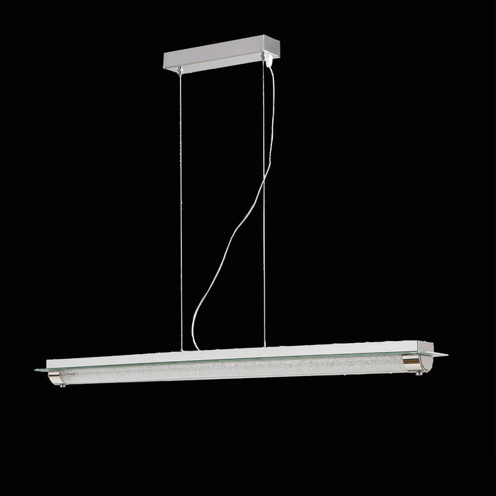 Mantra M5531 Tube Pendant 26W LED Polished Chrome/ Sand Diamond