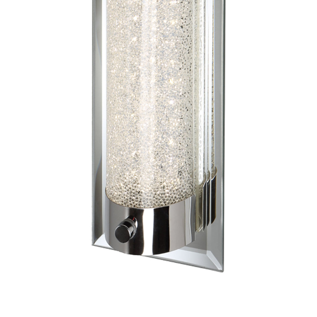 Mantra M5534 Tube Flush 8W LED Polished Chrome/ Sand Diamond