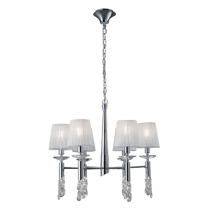 Mantra M3851 Tiffany Pendant Light Polished Chrome