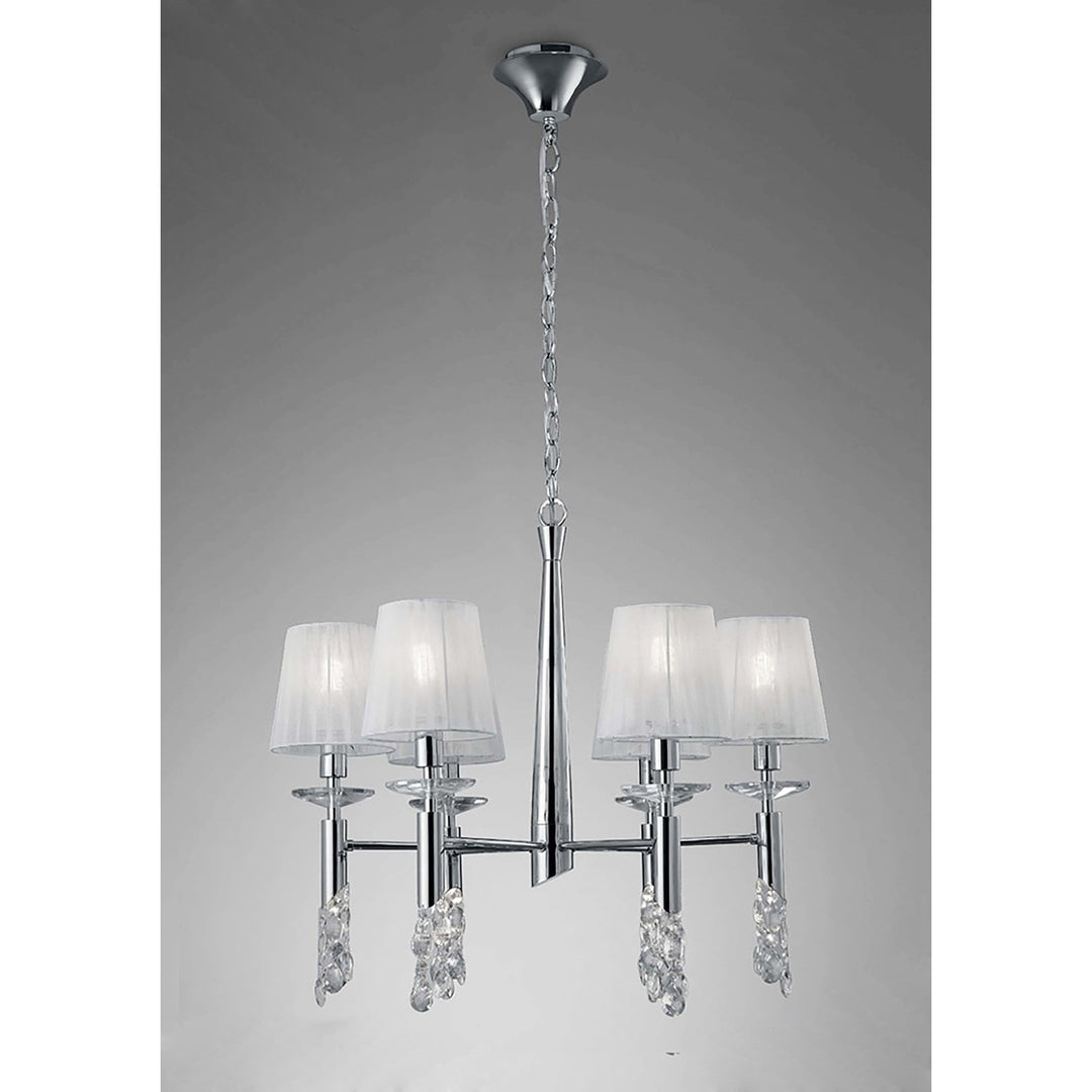 Mantra M3851 Tiffany Pendant Light Polished Chrome