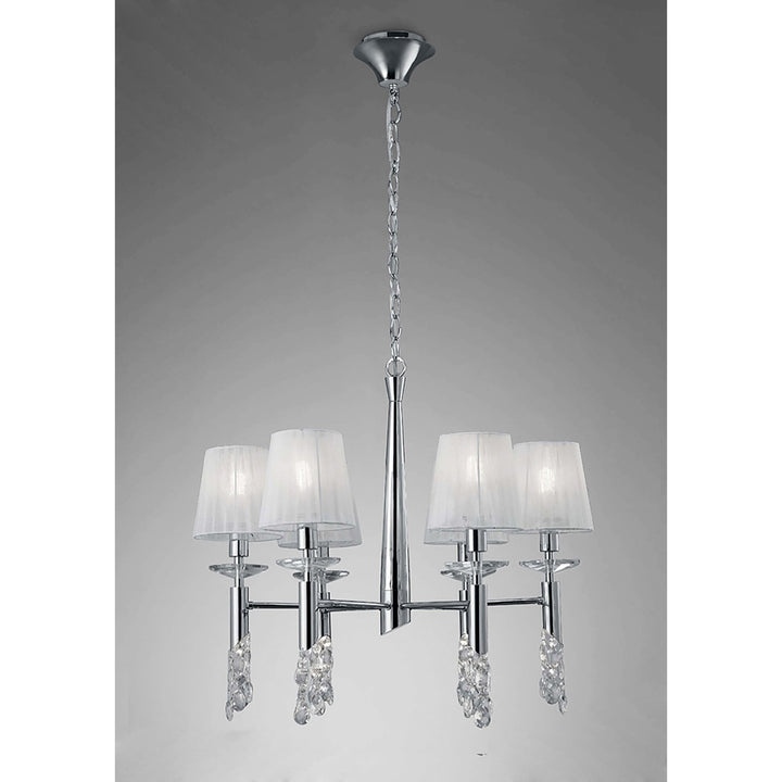 Mantra M3851 Tiffany Pendant Light Polished Chrome