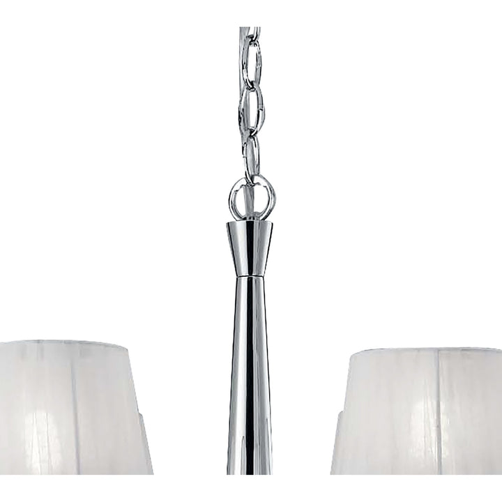 Mantra M3851 Tiffany Pendant Light Polished Chrome