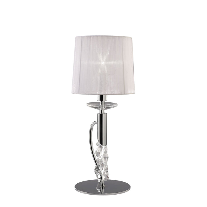 Mantra M3868 Tiffany Table Lamp Polished Chrome