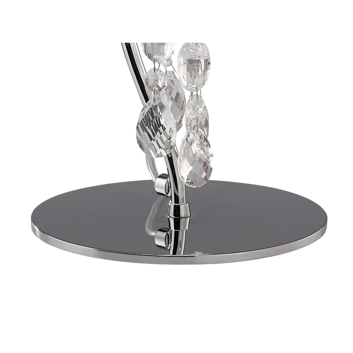 Mantra M3868 Tiffany Table Lamp Polished Chrome