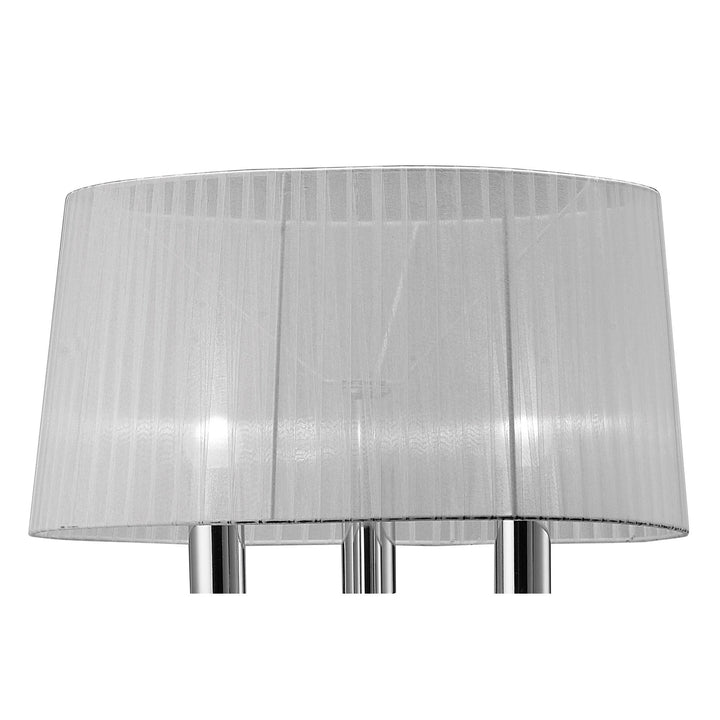 Mantra M3869 Tiffany Floor Lamp Polished Chrome