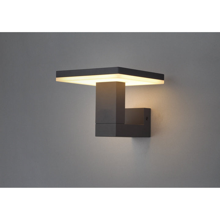 Mantra M6497 | Tignes | Contemporary LED Wall Lamp | IP54 | Anthracite Finish