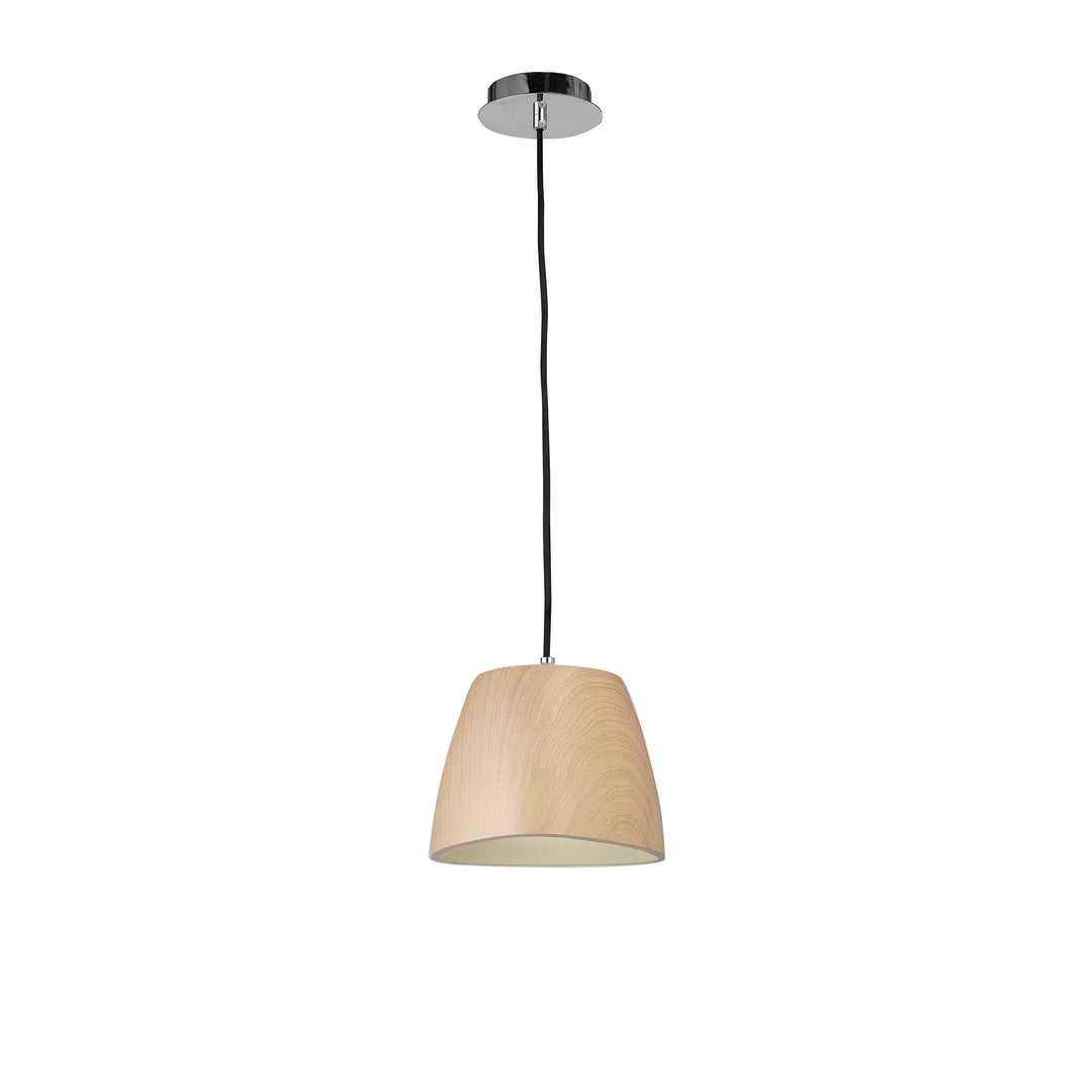 Mantra M4824 Triangle Pendant Small 1 Light Beech