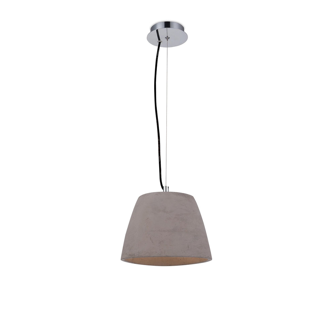 Mantra M4825 Triangle Pendant Small 1 Light Cement