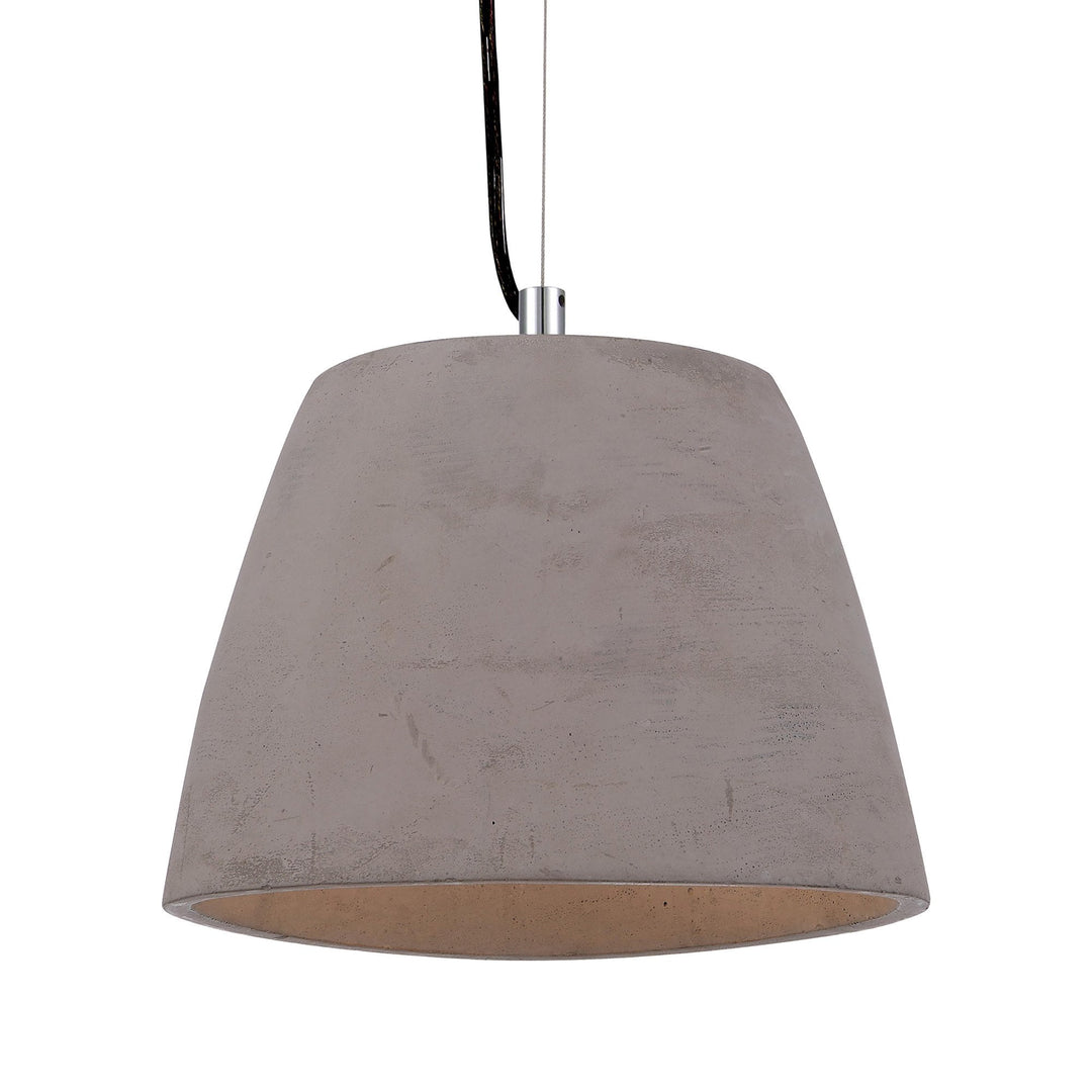 Mantra M4825 Triangle Pendant Small 1 Light Cement