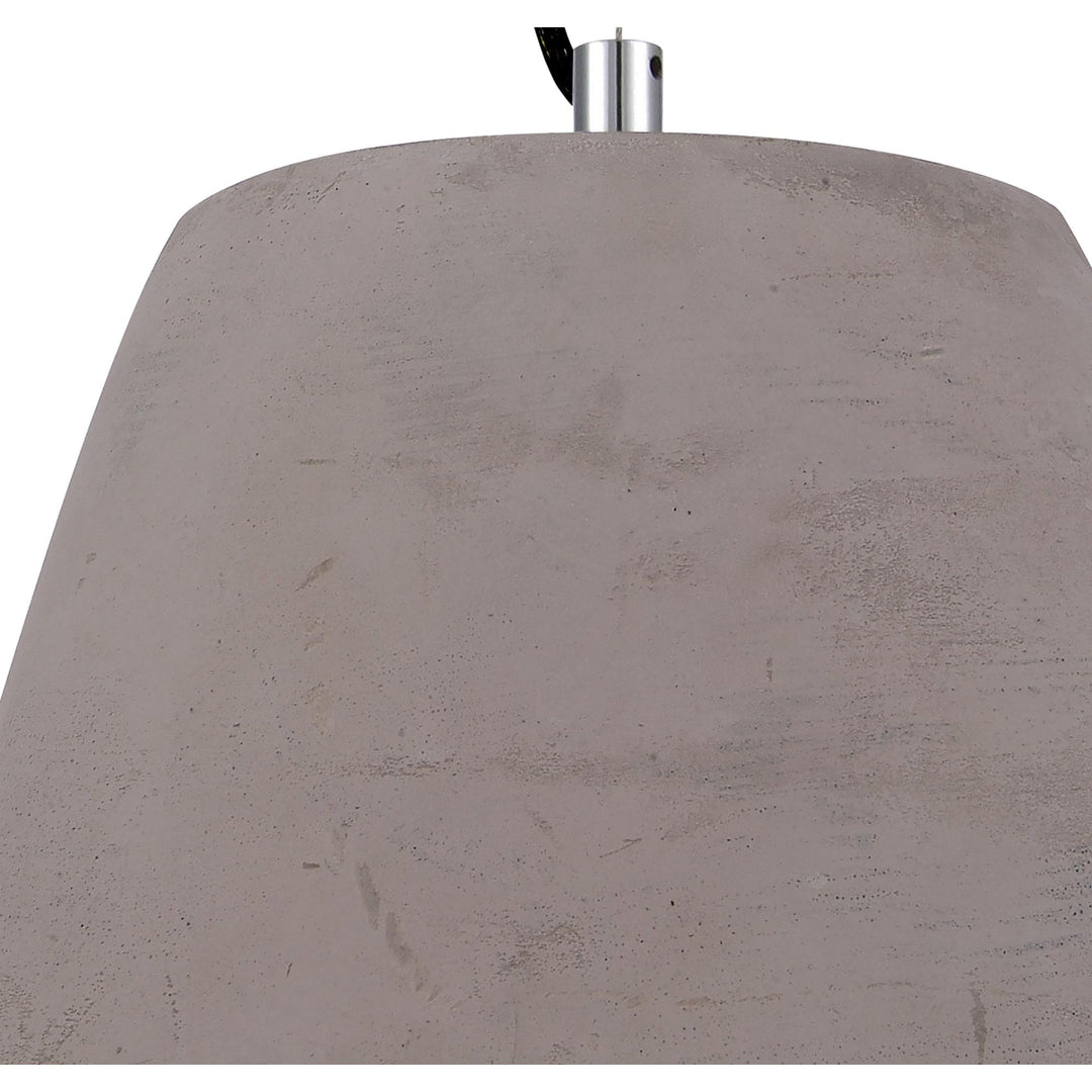 Mantra M4825 Triangle Pendant Small 1 Light Cement