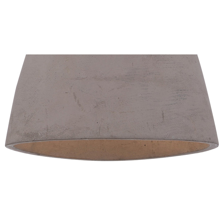 Mantra M4825 Triangle Pendant Small 1 Light Cement