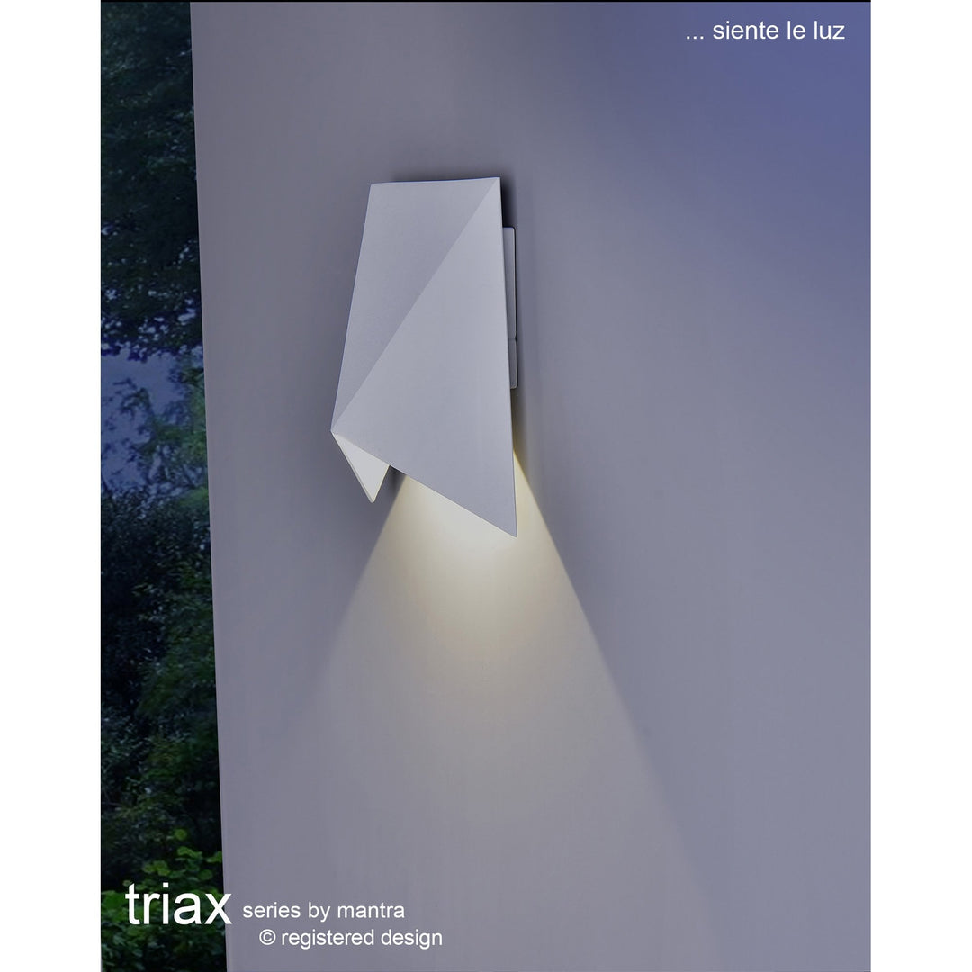 Mantra M6526 Triax Wall Lamp LED IP54 Sand White