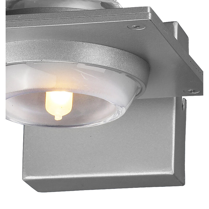 Mantra M40007 Ull Wall Lamp 1 Light G9 Silver Grey