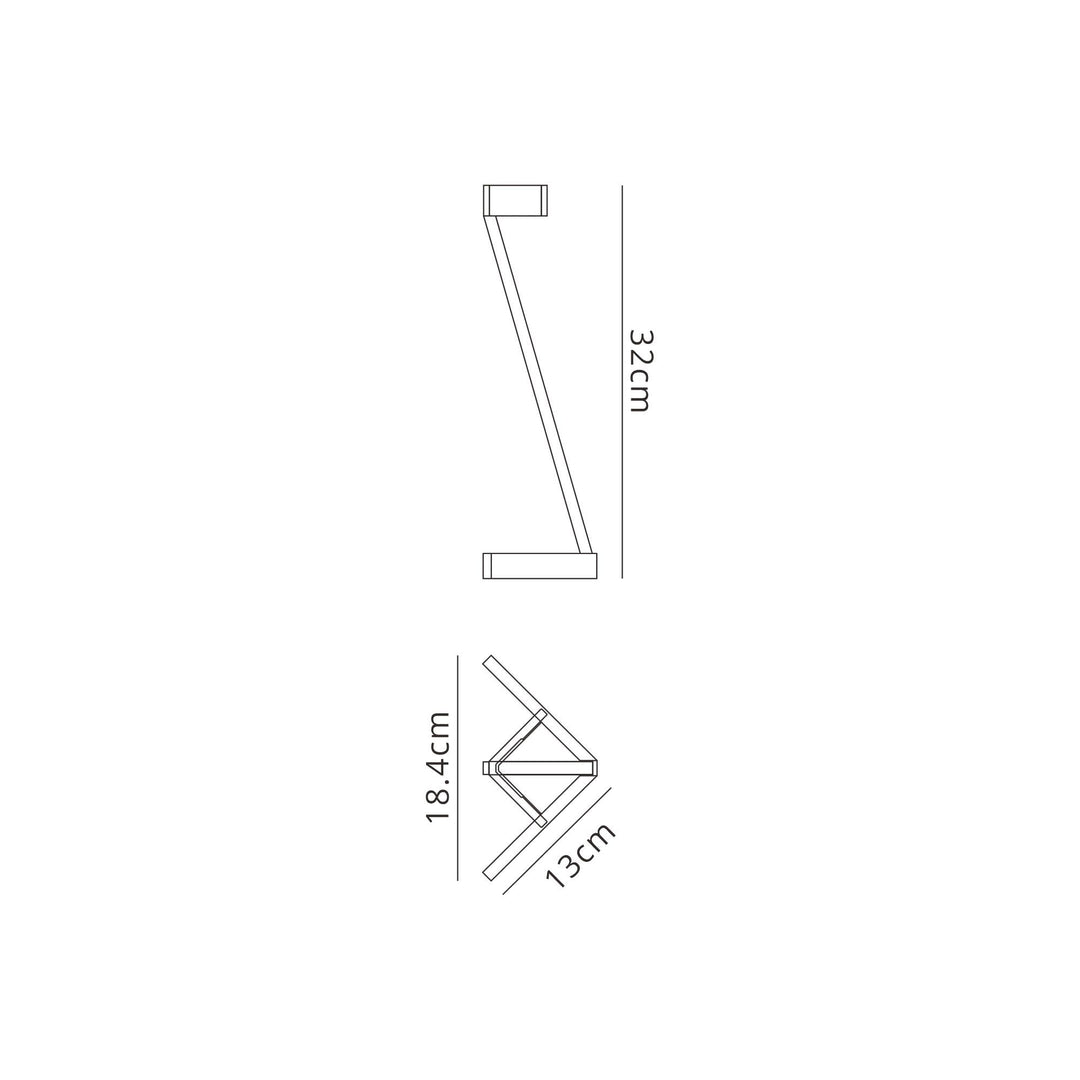 Mantra M7330 Vector Table Lamp 5W LED White