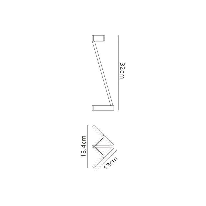 Mantra M7330 Vector Table Lamp 5W LED White