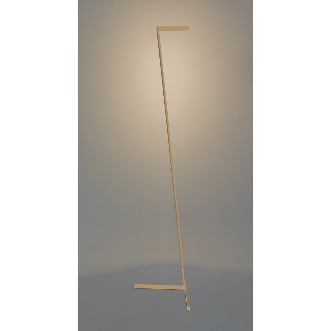 Mantra M7447 Vector Floor Lamp 40W LED Dimmable Gold
