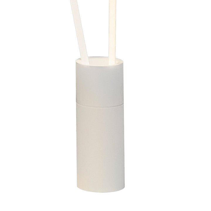 Mantra M7345 Vertical 2 Light Floor Lamp 44W LED Dimmable White