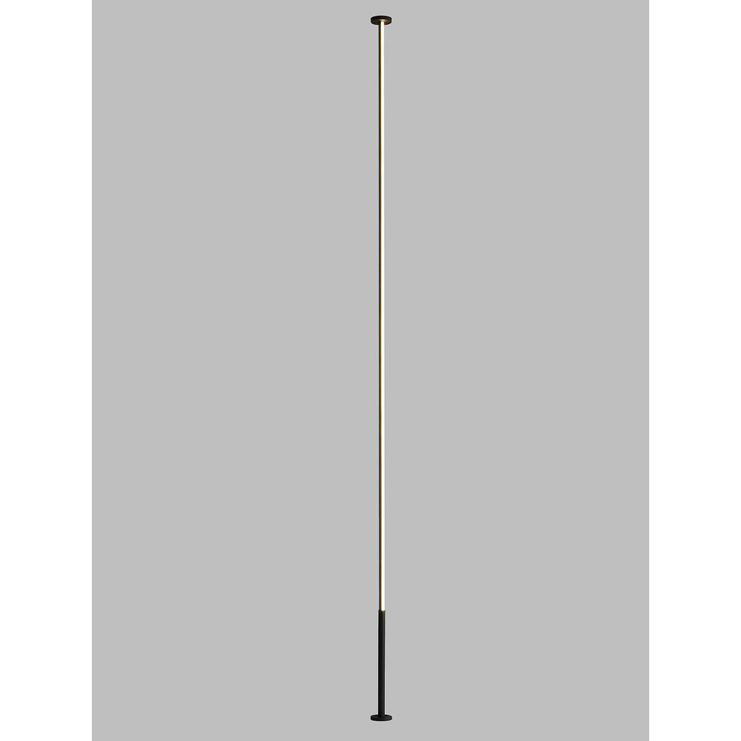 Mantra M7354 Vertical Floor Lamp 40W LED Dimmable Black