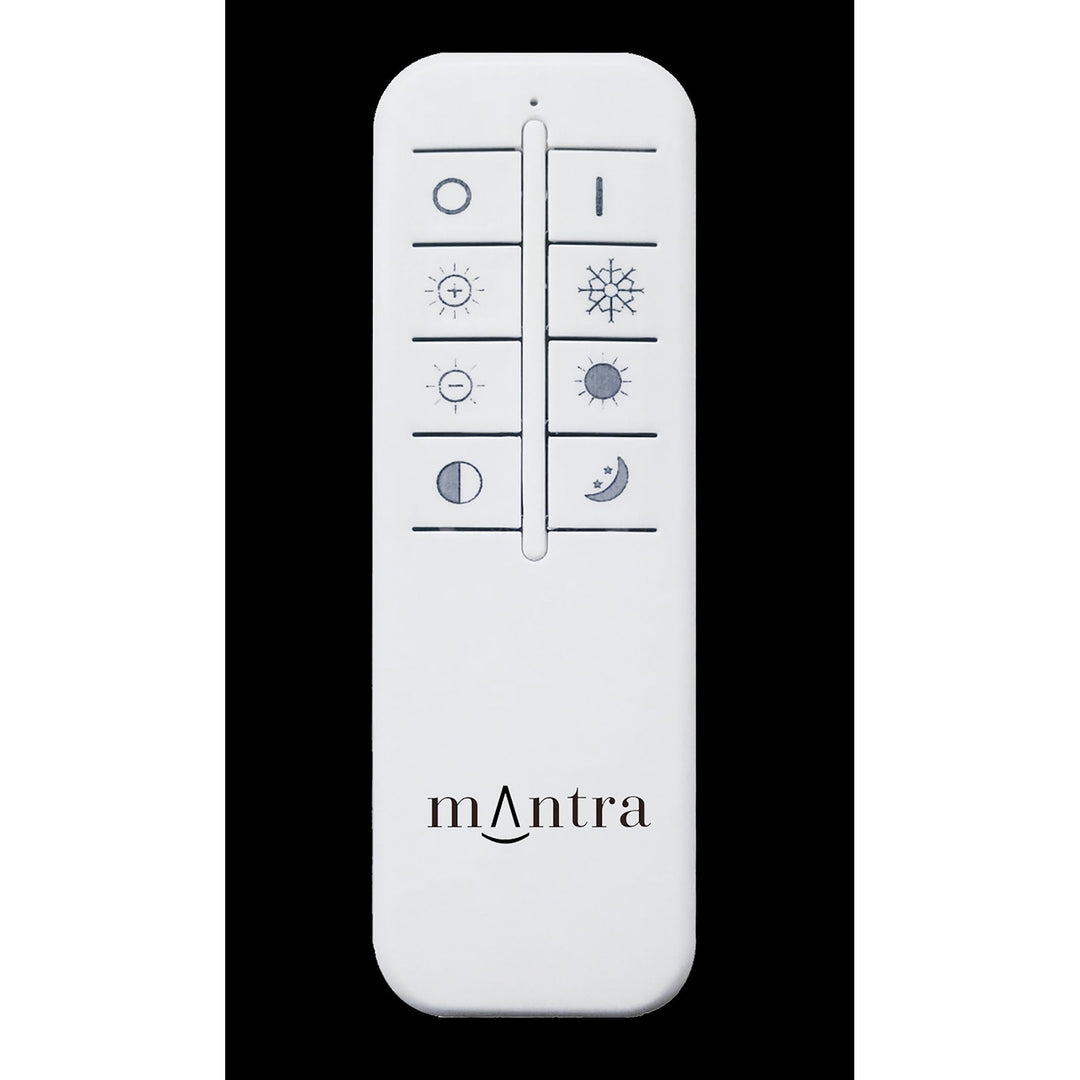 Mantra M5929 Virgin Sand Ceiling 45cm Round 18W LED 2700-6500K Tuneable Remote Control White/ Diamond