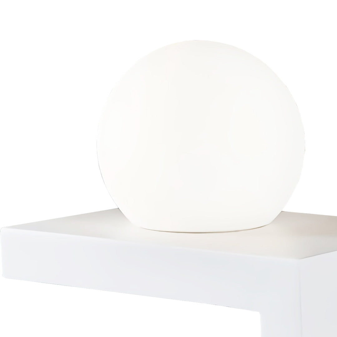 Mantra M6751 Zanzibar Wall Lamp Switched Globe Mobile Phone Induction Charger 6W LED Sand White