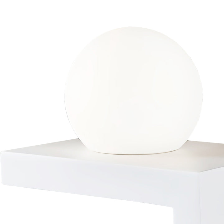 Mantra M6751 Zanzibar Wall Lamp Switched Globe Mobile Phone Induction Charger 6W LED Sand White