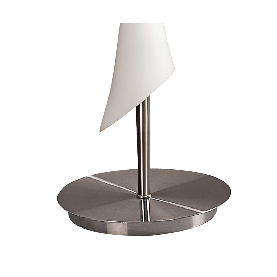 Mantra M0774 Zack Table Lamp 1 Light E14 Satin Nickel