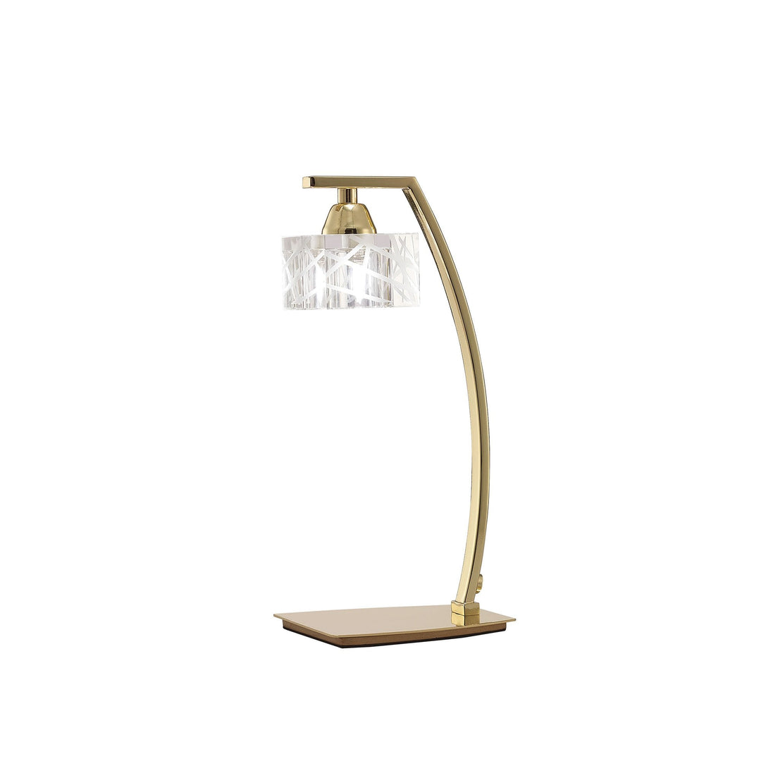 Mantra M1447PB Zen Table Lamp 1 Light G9 Polished Brass