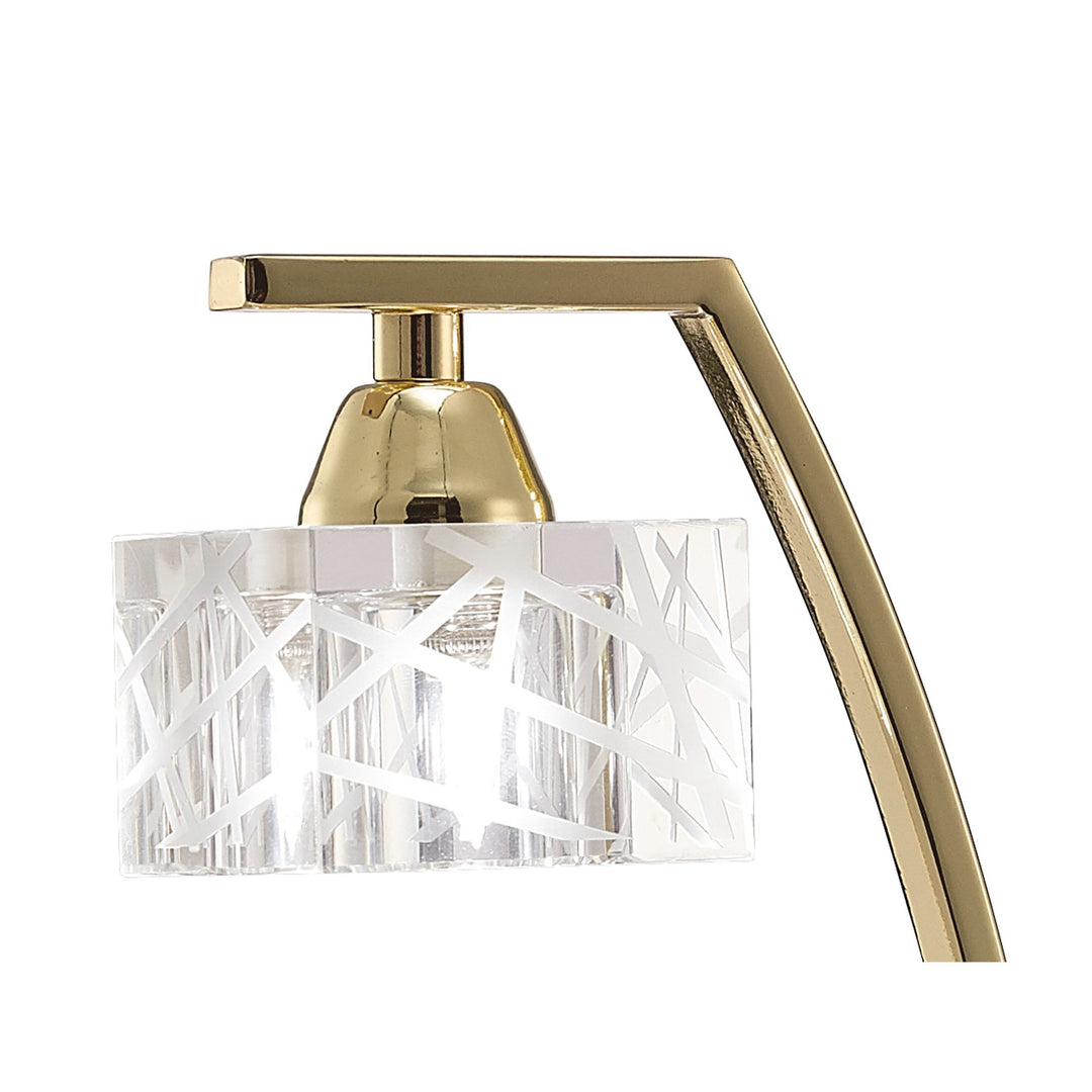 Mantra M1447PB Zen Table Lamp 1 Light G9 Polished Brass