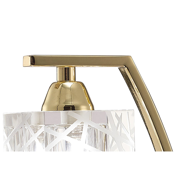 Mantra M1447PB Zen Table Lamp 1 Light G9 Polished Brass