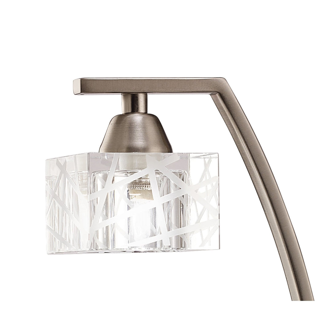Mantra M1447SN Zen Table Lamp 1 Light Satin Nickel