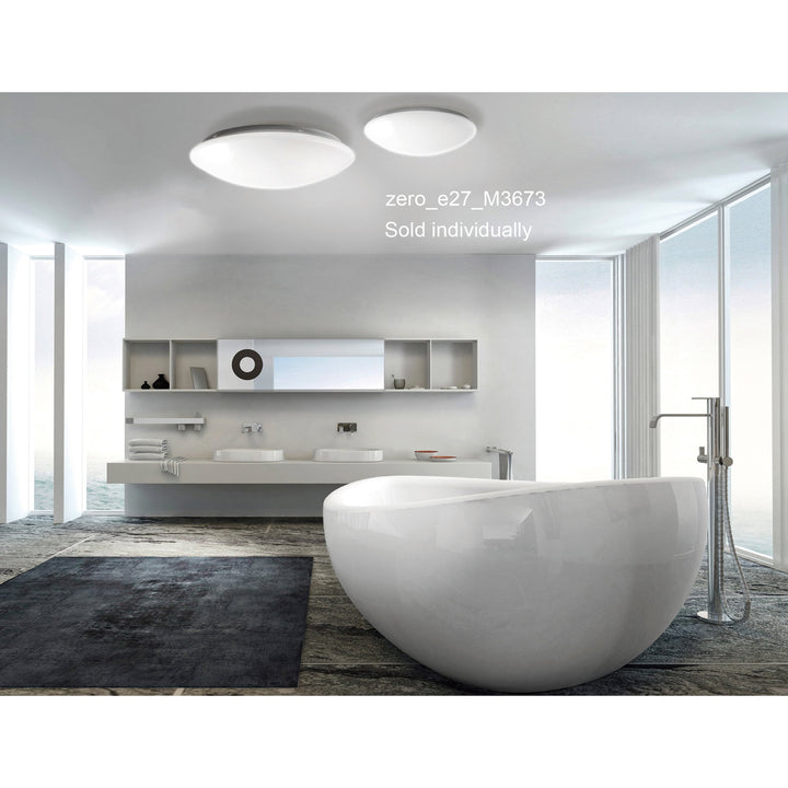 Mantra M5411 Zero E27 Ceiling/Wall Light Medium White Acrylic