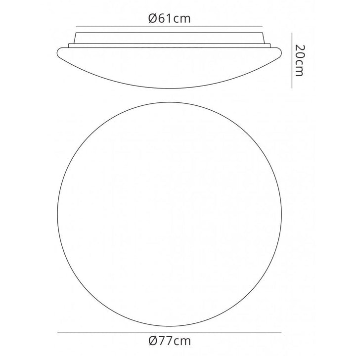 Mantra M3677 Zero Ceiling LED White Acrylic