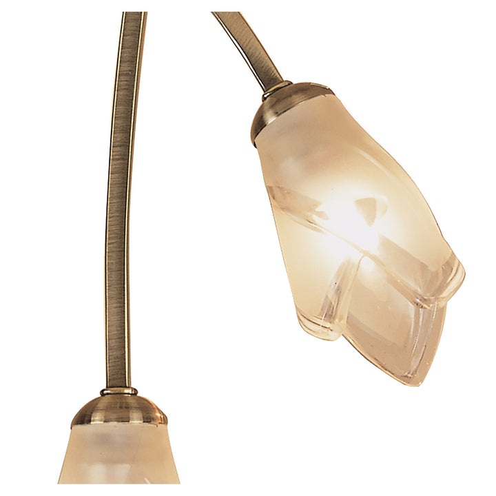 Mantra M0188AB Pietra Ceiling 2 Light G9 Antique Brass