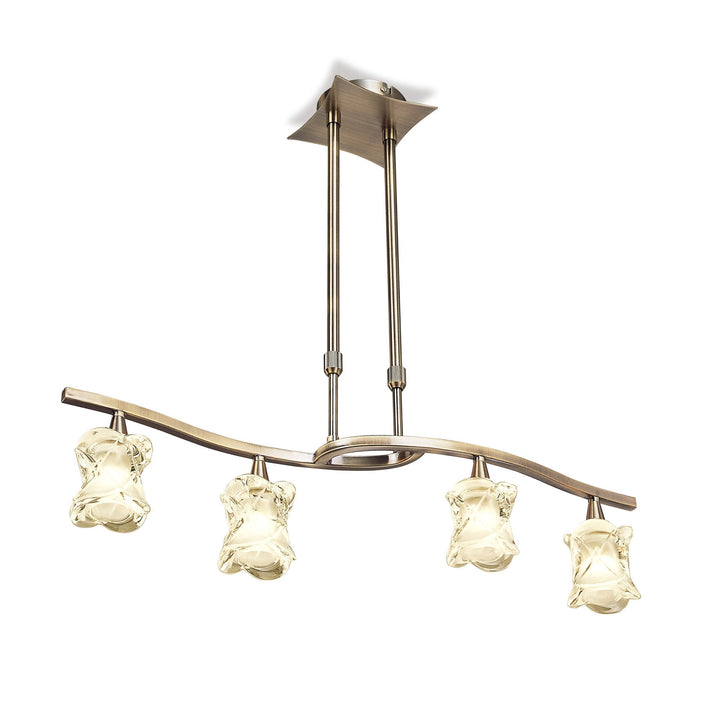 Mantra Mantra M0040AB Rosa del desierto telescopic pendant 4 lights