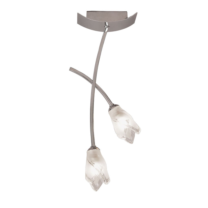 Mantra M0188 Pietra Ceiling 2 Light G9 Polished Chrome