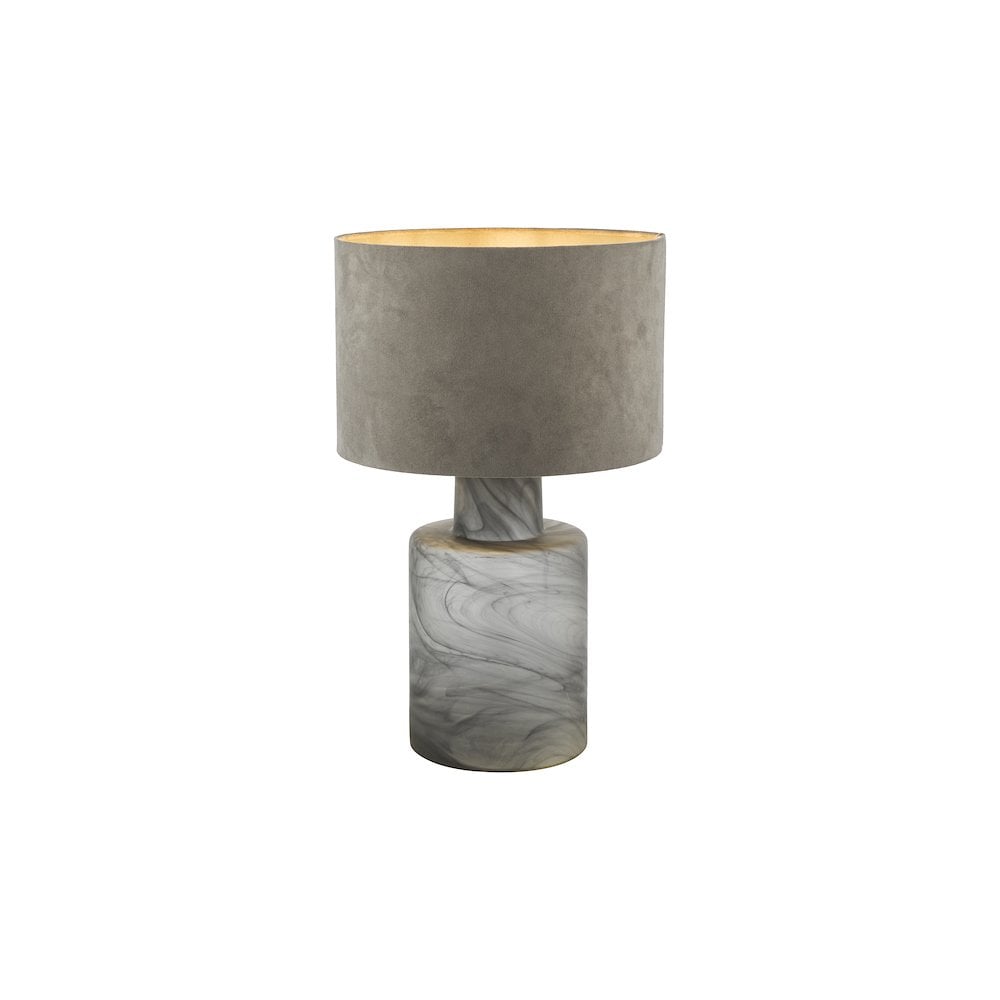 Dar WAN4210 | Wanda Table Lamp | Smoked Glass Elegance