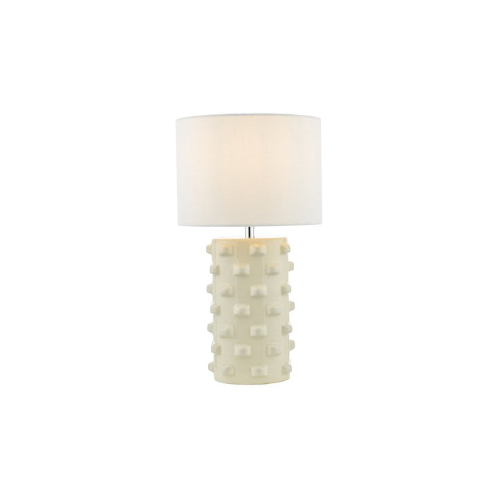 Dar GEO422 | Georgina Table Lamp | White with Shade