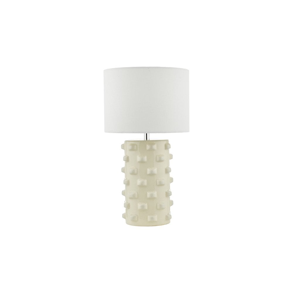 Dar GEO422 | Georgina Table Lamp | White with Shade