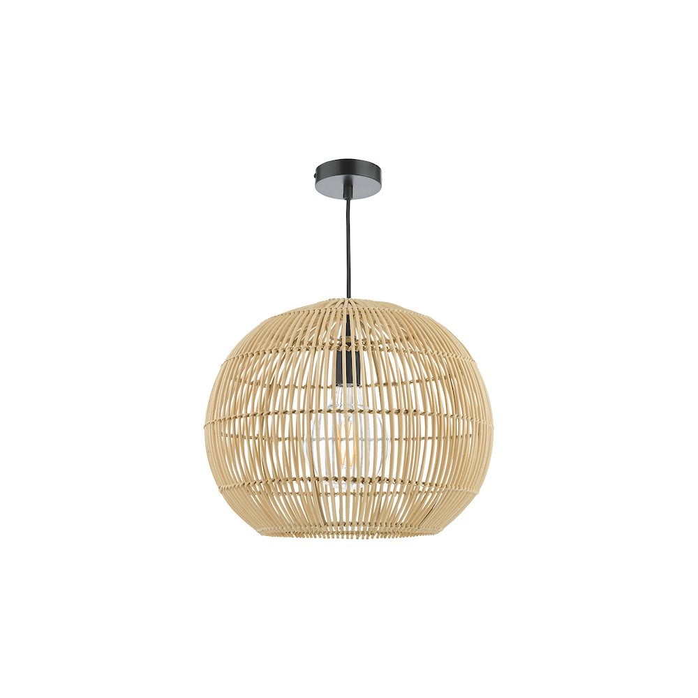 Dar KES0129 | Kesler | Rattan Pendant Light