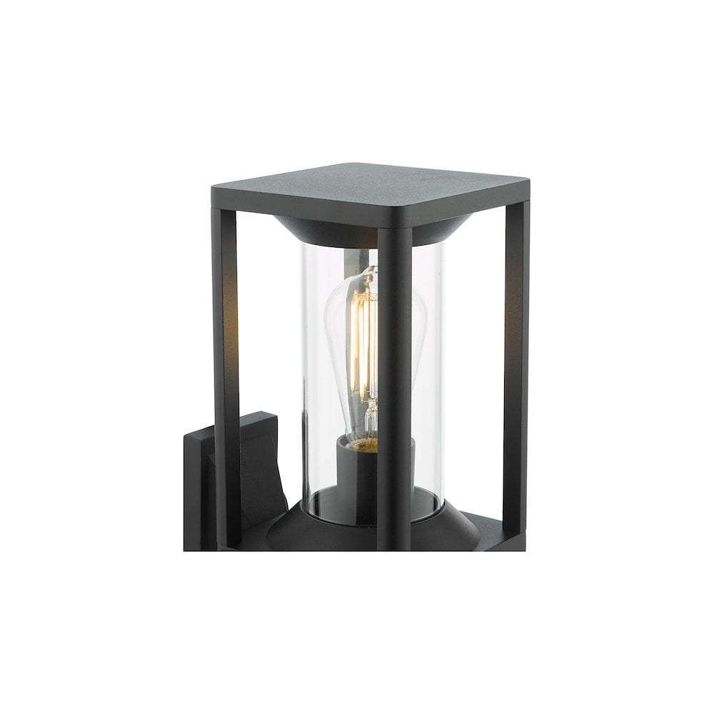 Dar MAC1622 | Mackenzie Outdoor Wall Light | Matt Black IP65