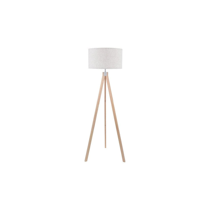Dar Lightning ARM4943 | Armitage Tripod Floor Lamp | Light Wood With Shade
