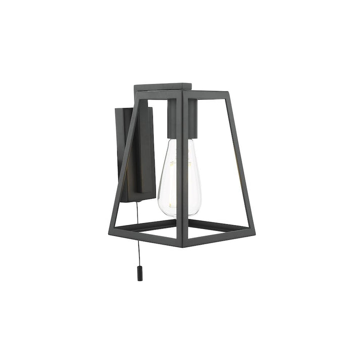 Dar Lighting CLA0722 | Claudia | Wall Light | Matt Black