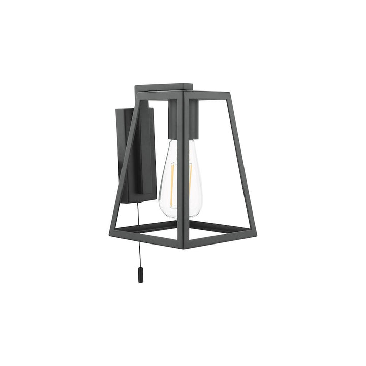 Dar Lighting CLA0722 | Claudia | Wall Light | Matt Black