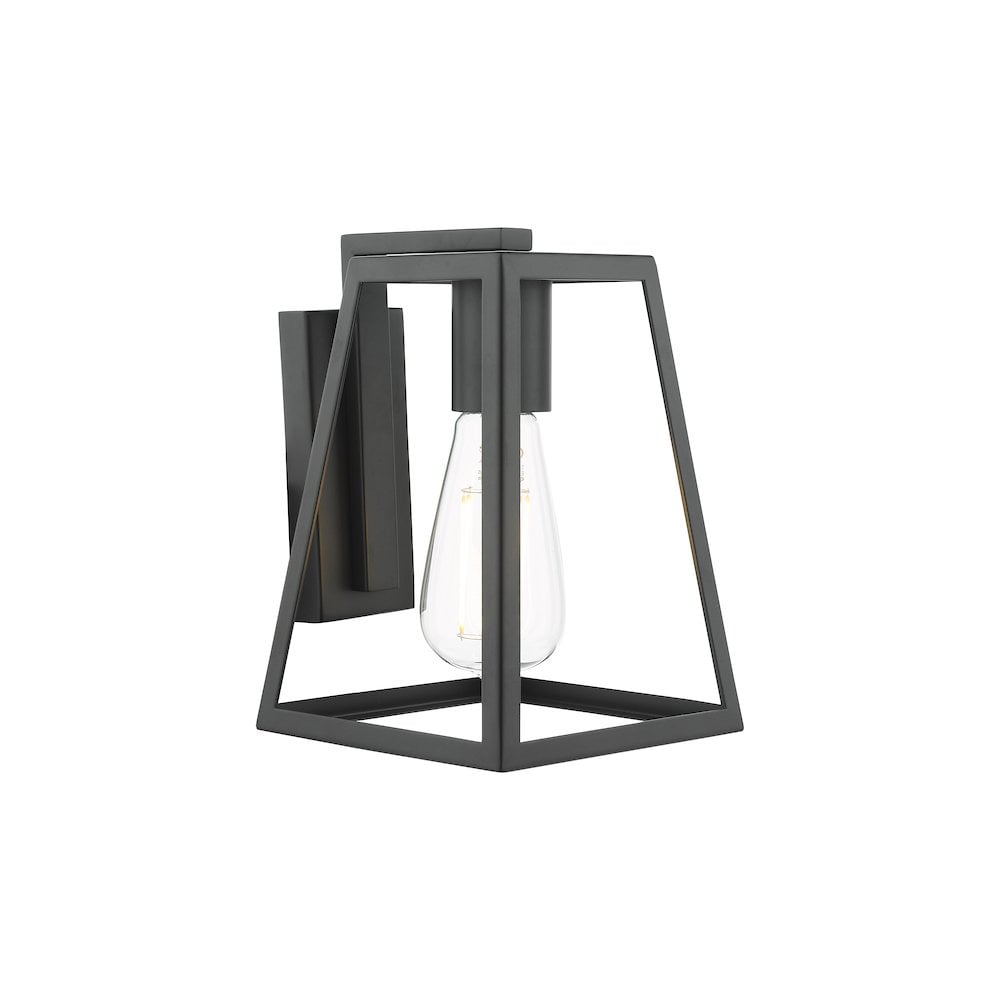 Dar Lighting CLA0722 | Claudia | Wall Light | Matt Black