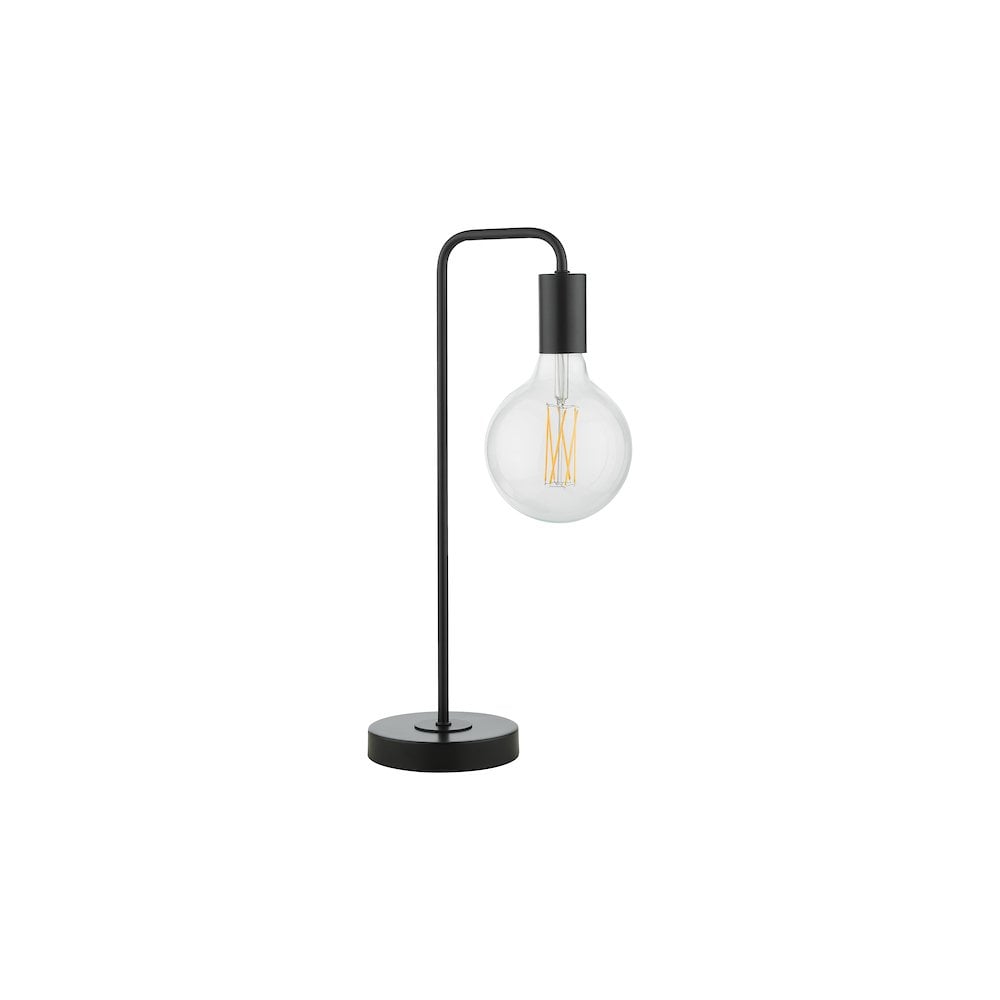Dar DEN4222 | Dena Modern Globe Table Lamp | Matt Black